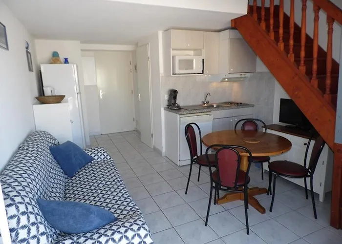 2 Pieces Avec Mezzanine A Marseillan, 6 Personnes, Vue Mer, Garage Prive - Fr-1-326-543 *
